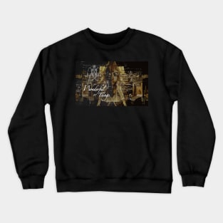 Wonderful Things - King Tut & Howard Carter (TOMB) Mask Crewneck Sweatshirt